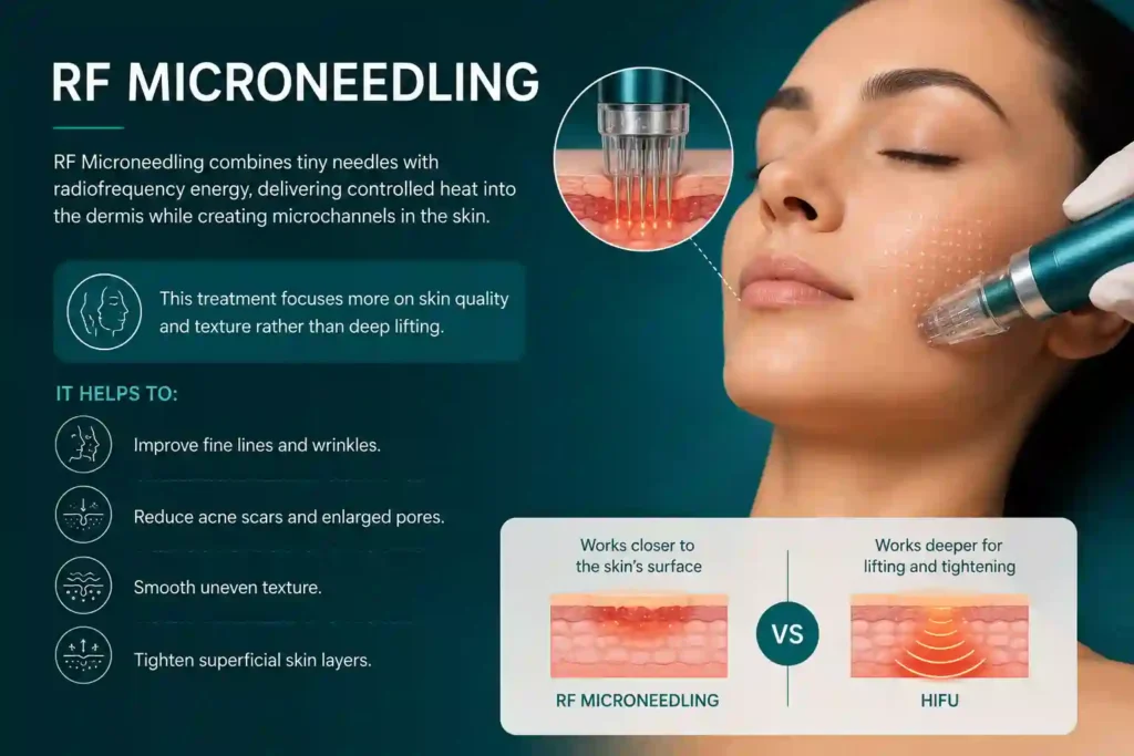 What Does RF Microneedling Do That HIFU Alone Cannot Warminster