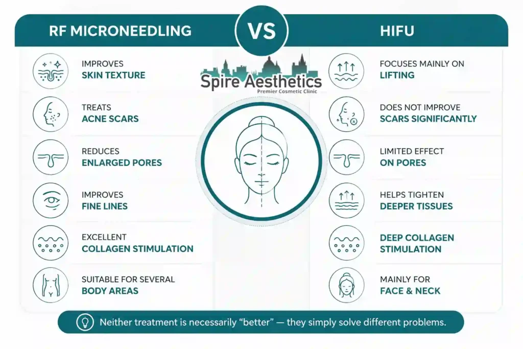 RF Microneedling vs HIFU: Which Treatment Gives Better Results Warminster?
