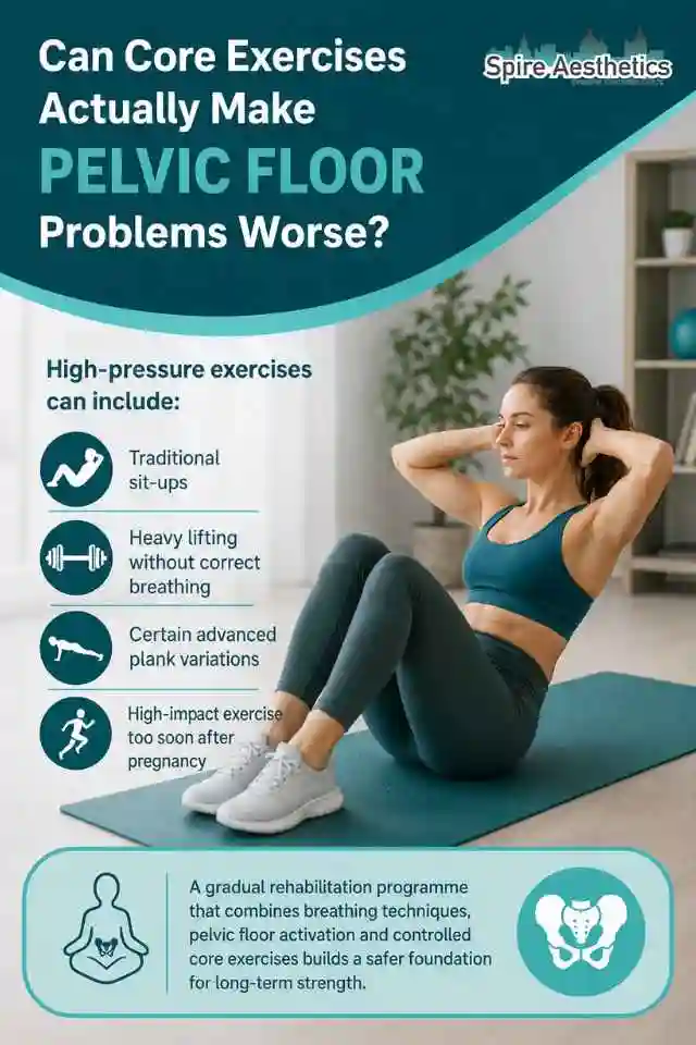 Can Strengthening Your Core Alone Actually Make Pelvic Floor Problems Worse Warminster?